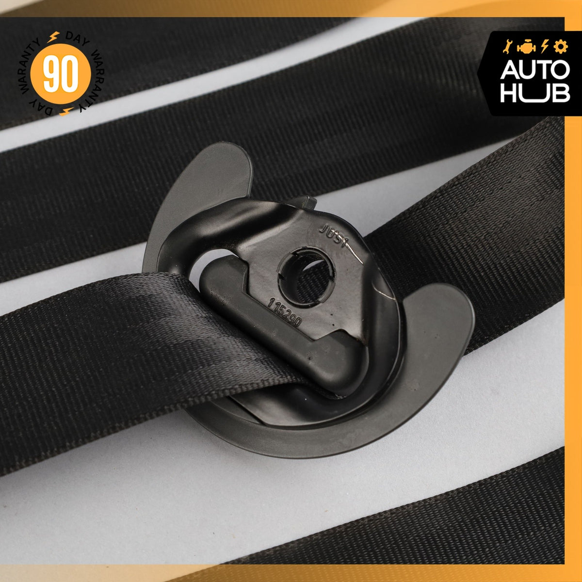 11-18 Porsche Cayenne 958 Rear Left Seatbelt Seat Belt Black 95880305110 OEM - photo 6