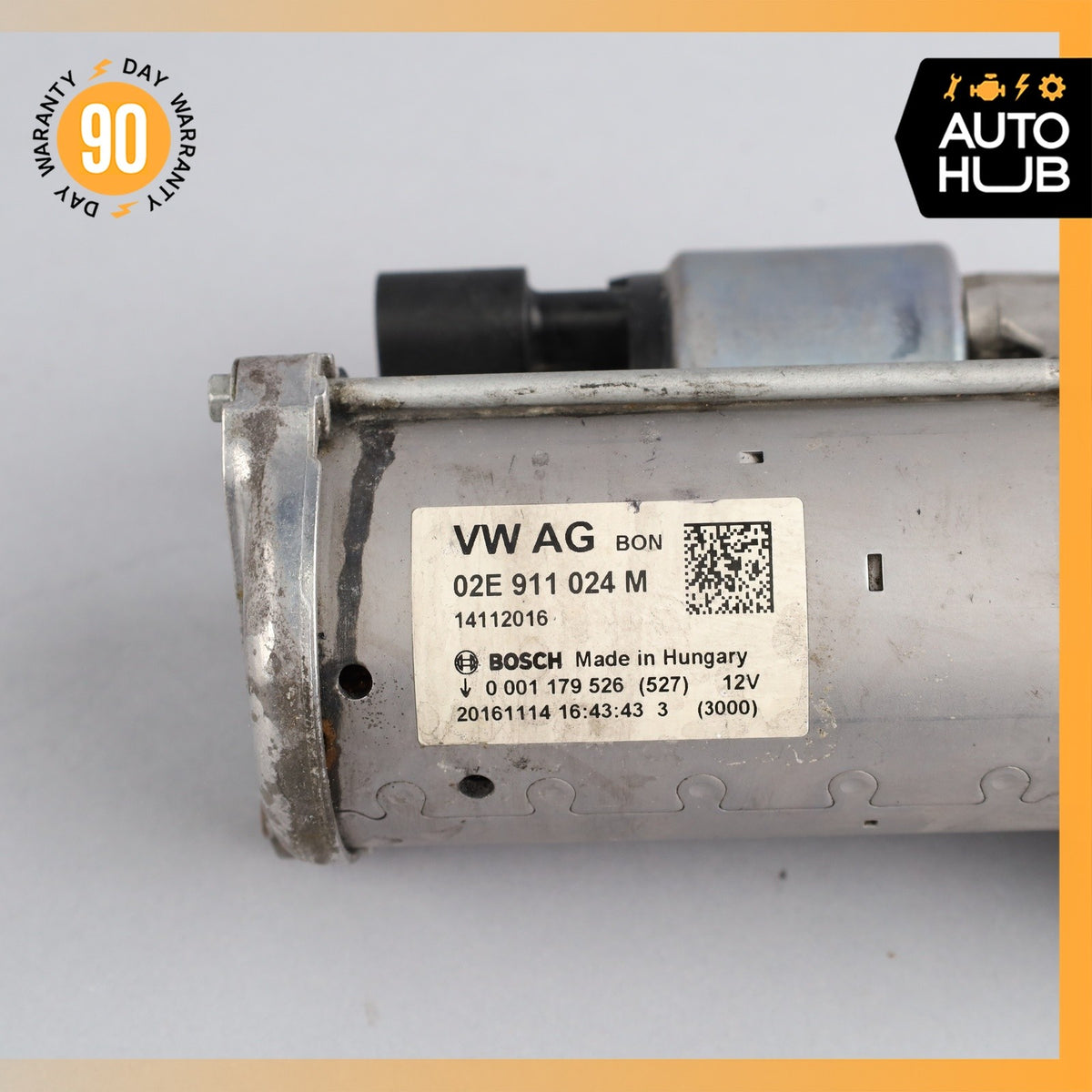 Audi 8V A3 2.0L L4 Engine Motor Starter 02E911024M OEM - photo 3