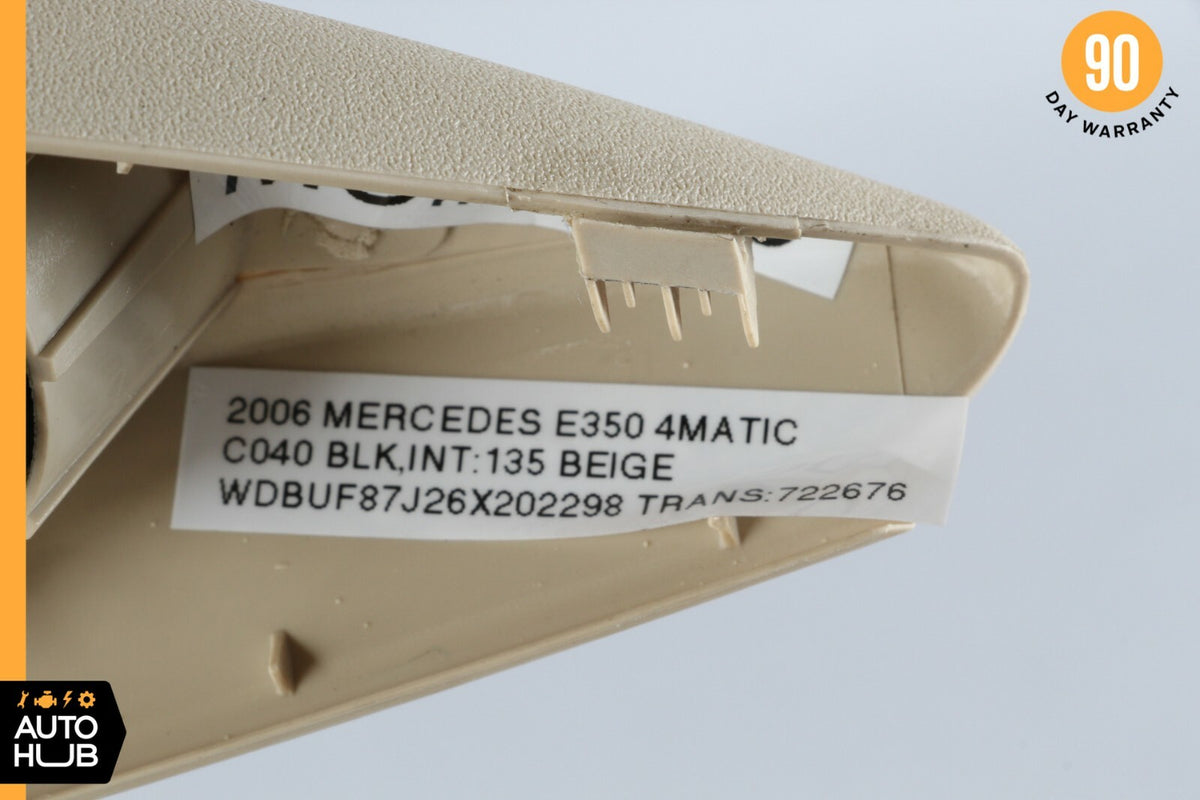 03-06 Mercedes W211 E350 E500 E550 Front Left Tweeter Speaker Cover Beige OEM - photo 11
