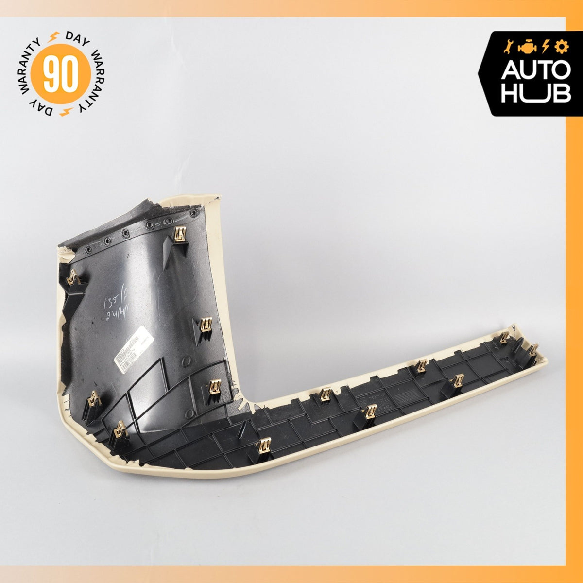 12-15 Tesla Model S Dashboard Right Side Lower Trim Cover OEM 63k - photo 13