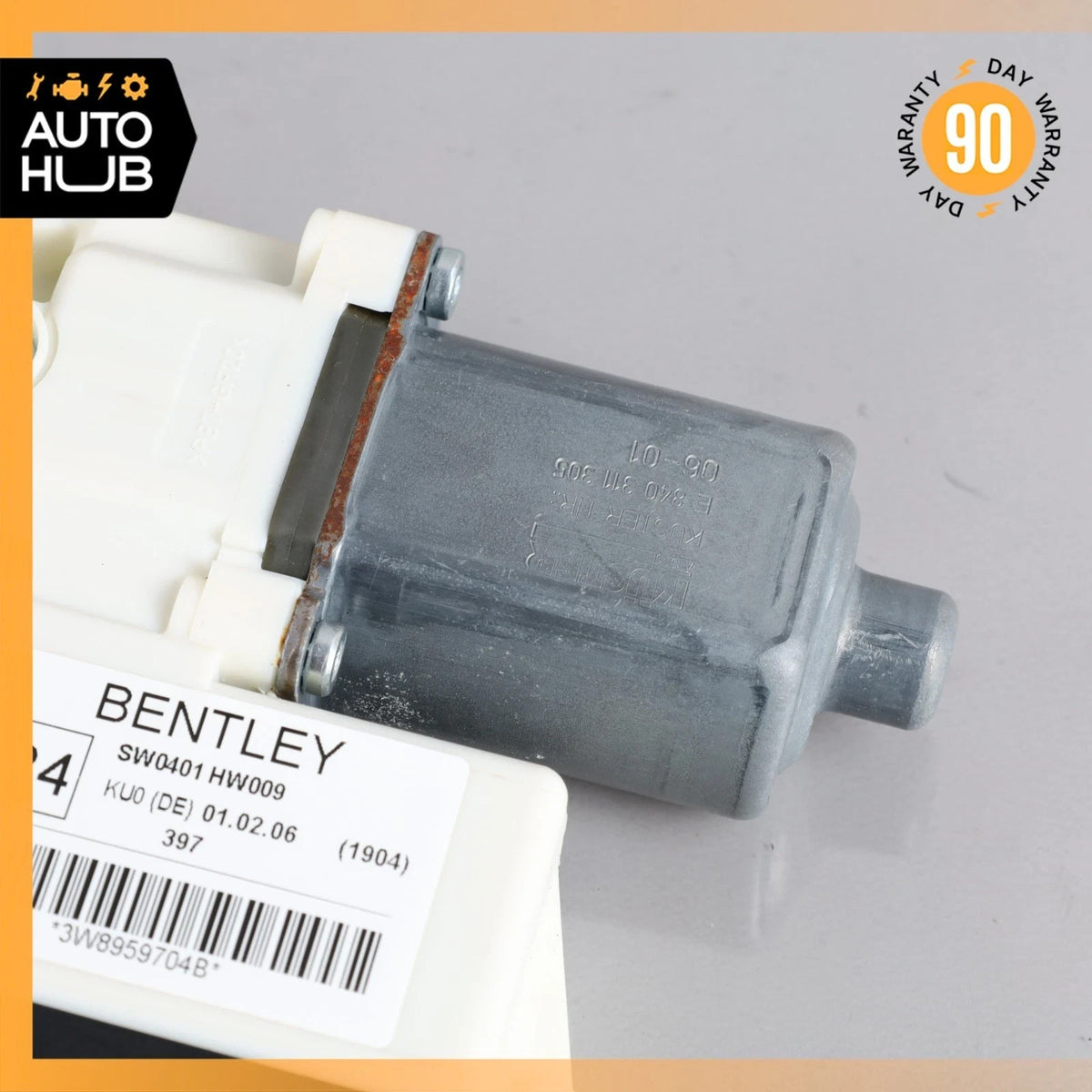 06-10 Bentley Continental GT Coupe Rear Right Door Window Regulator Motor 61k - photo 4
