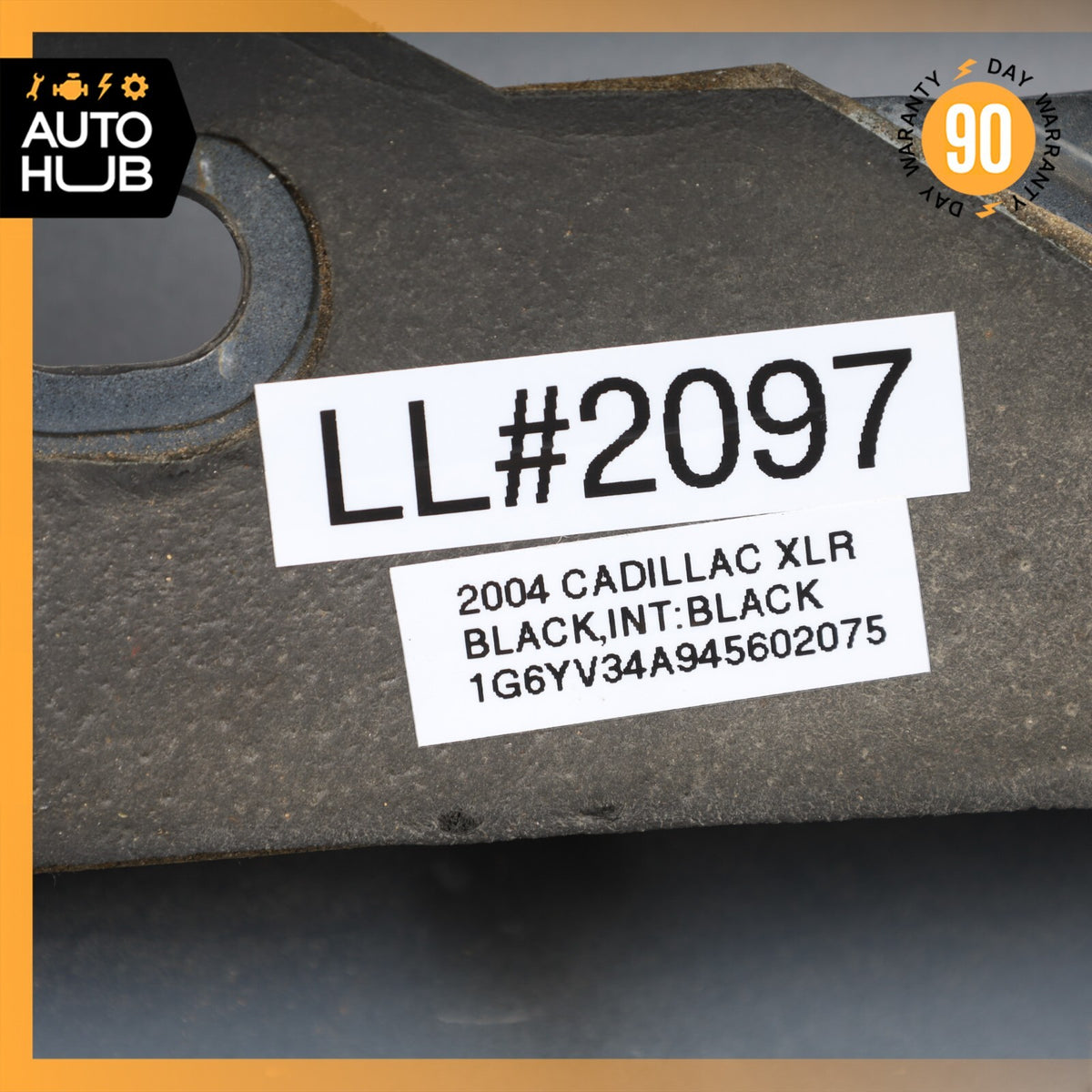 04-09 Cadillac XLR Front Right Side Windshield A Pillar Molding Cover Black OEM - photo 12