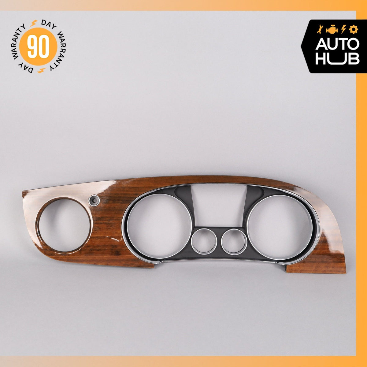 12-18 Bentley Continental GT GTC Left Dashboard Dash Trim Bezel Wood OEM 73k - photo 2