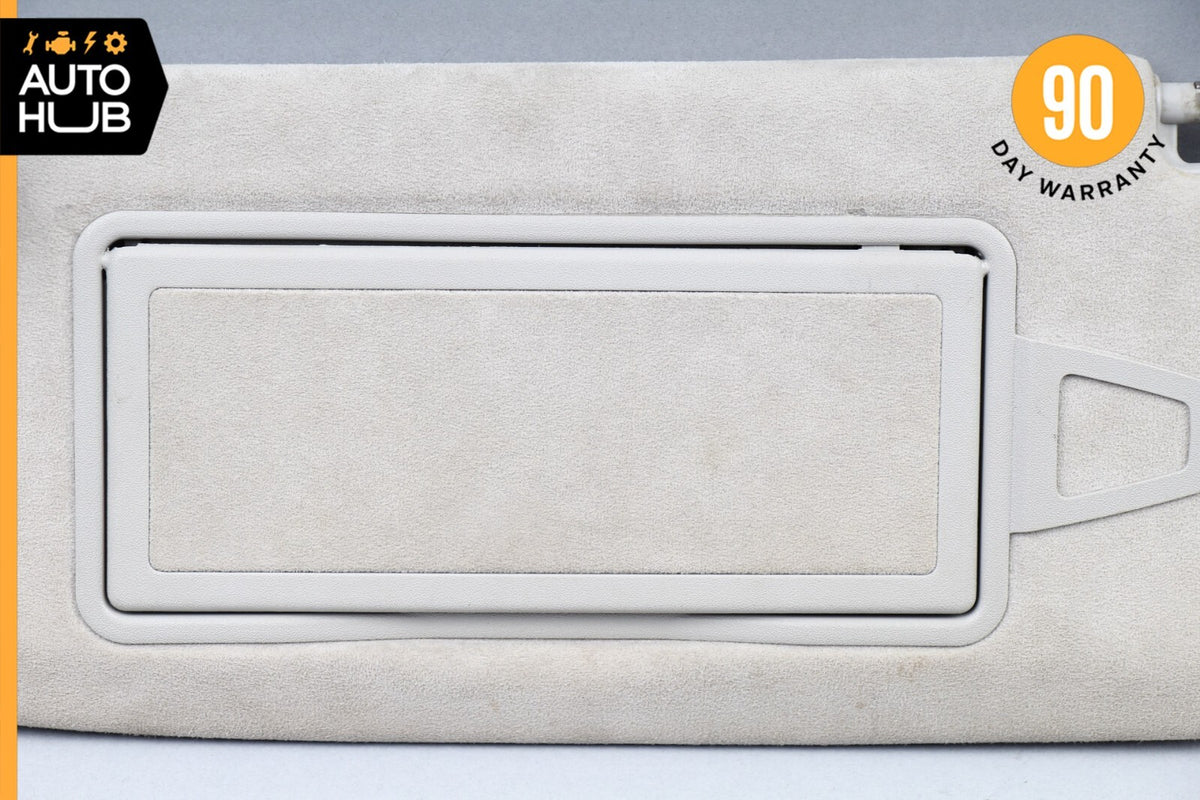 Mercedes W221 S600 CL550 Left Side Sun Visor Shade Sunvisor Gray Suede OEM - photo 3