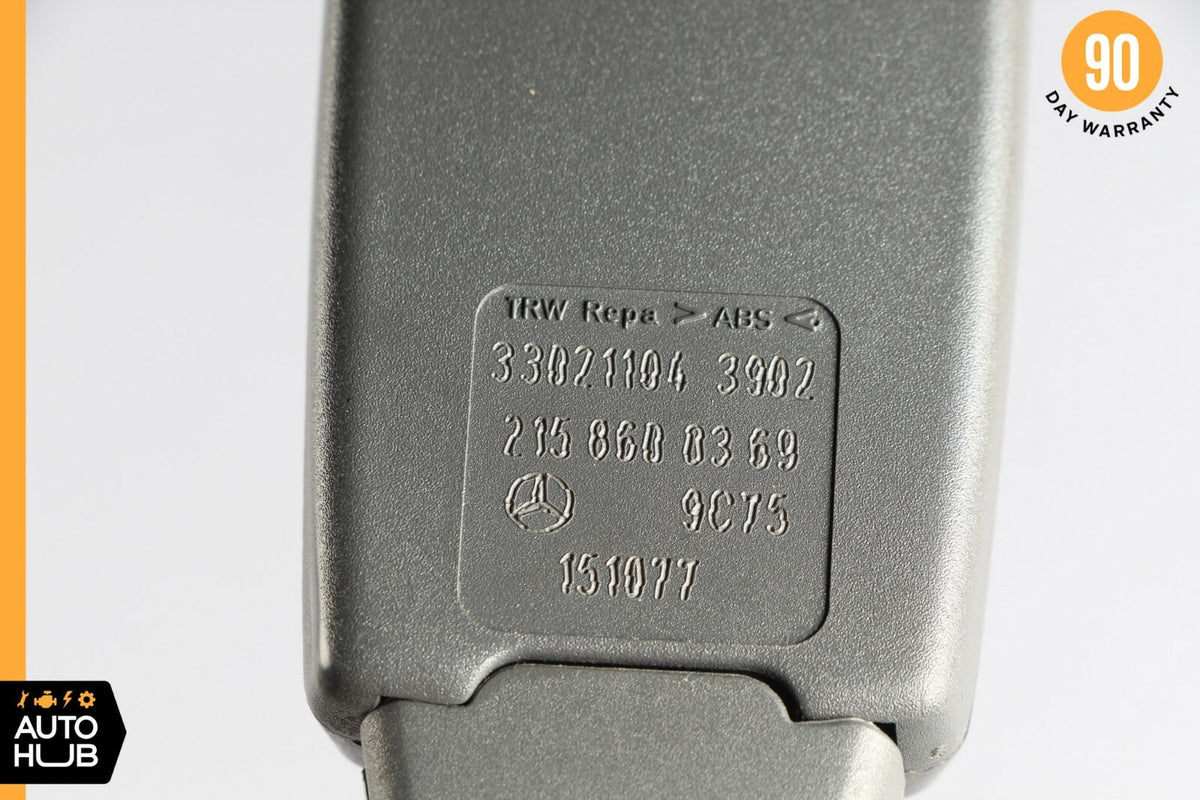 03-06 Mercedes R230 SL500 SL600 Front Left or Right Seat Belt Buckle OEM - photo 7