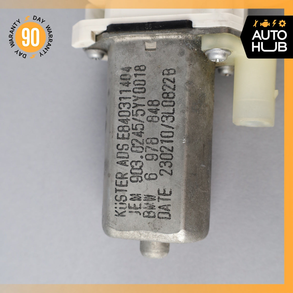 08-13 BMW E88 128i 135i Rear Right Quarter Window Regulator Motor OEM - photo 10