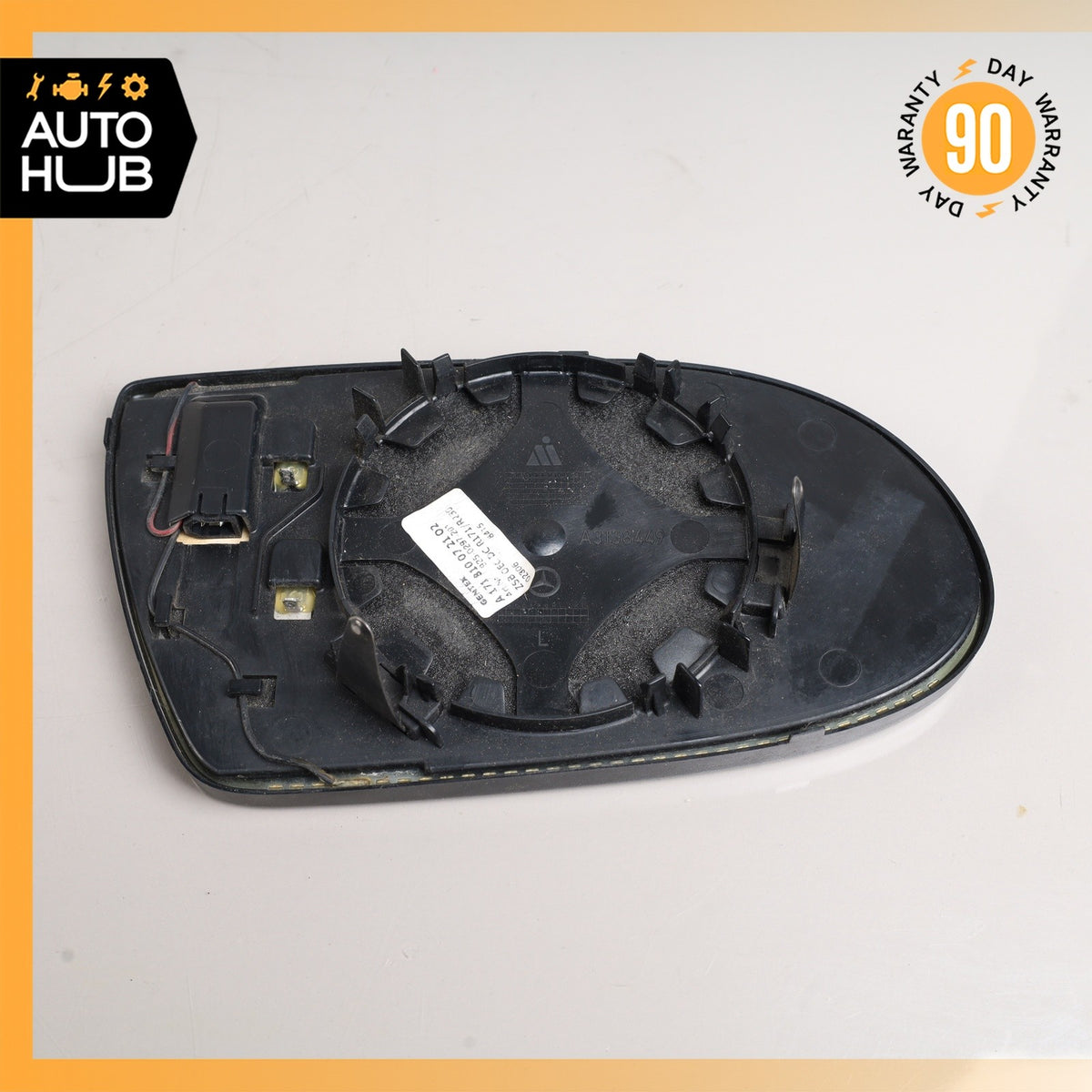 04-08 Mercedes R171 SLK350 SLK280 Left Side View Door Mirror Glass OEM - photo 4