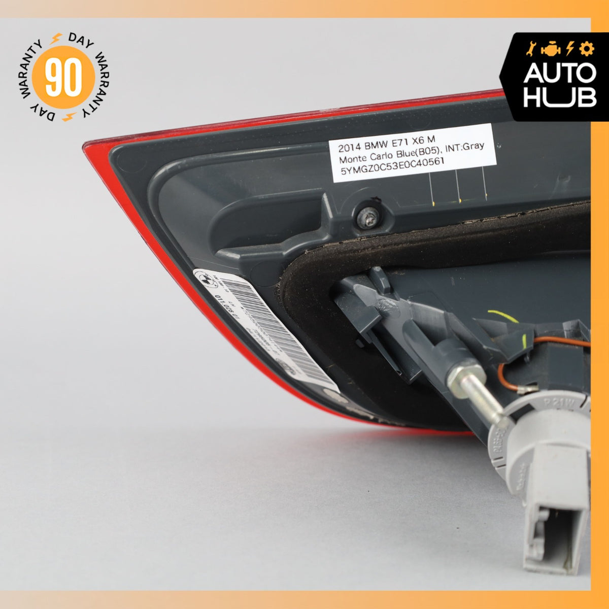 BMW E71 X6M Left Side Inner Tail Light Lamp 63217295005 OEM 62k - photo 12