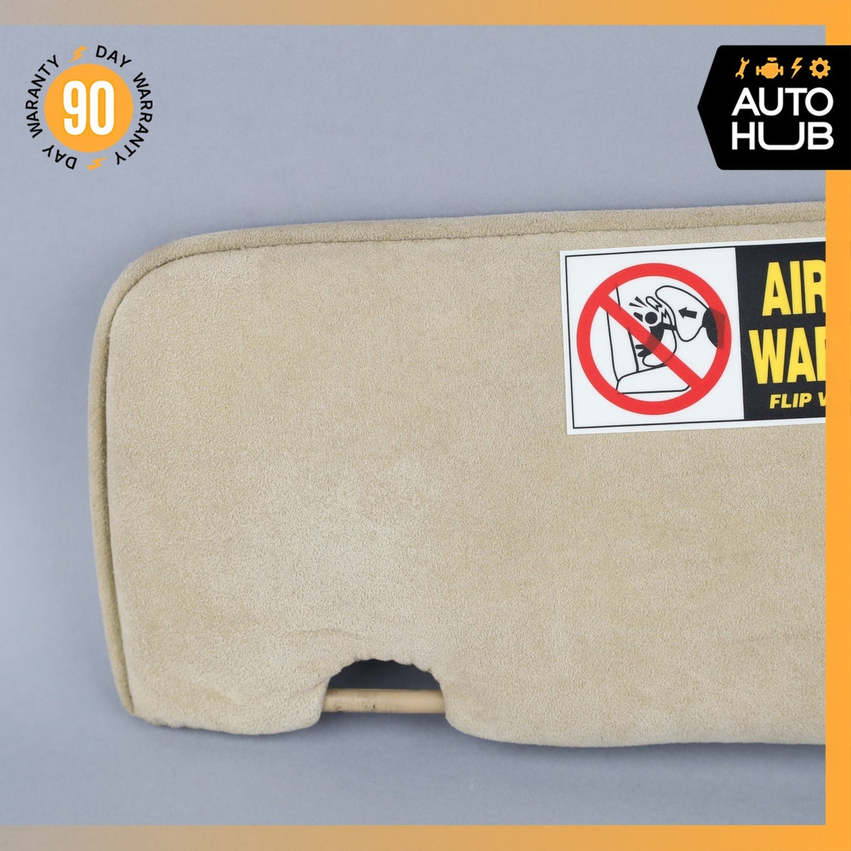 00-04 Aston Martin DB7 Vantage Right Side Sunvisor Sun Visor Suede OEM 38k - photo 4