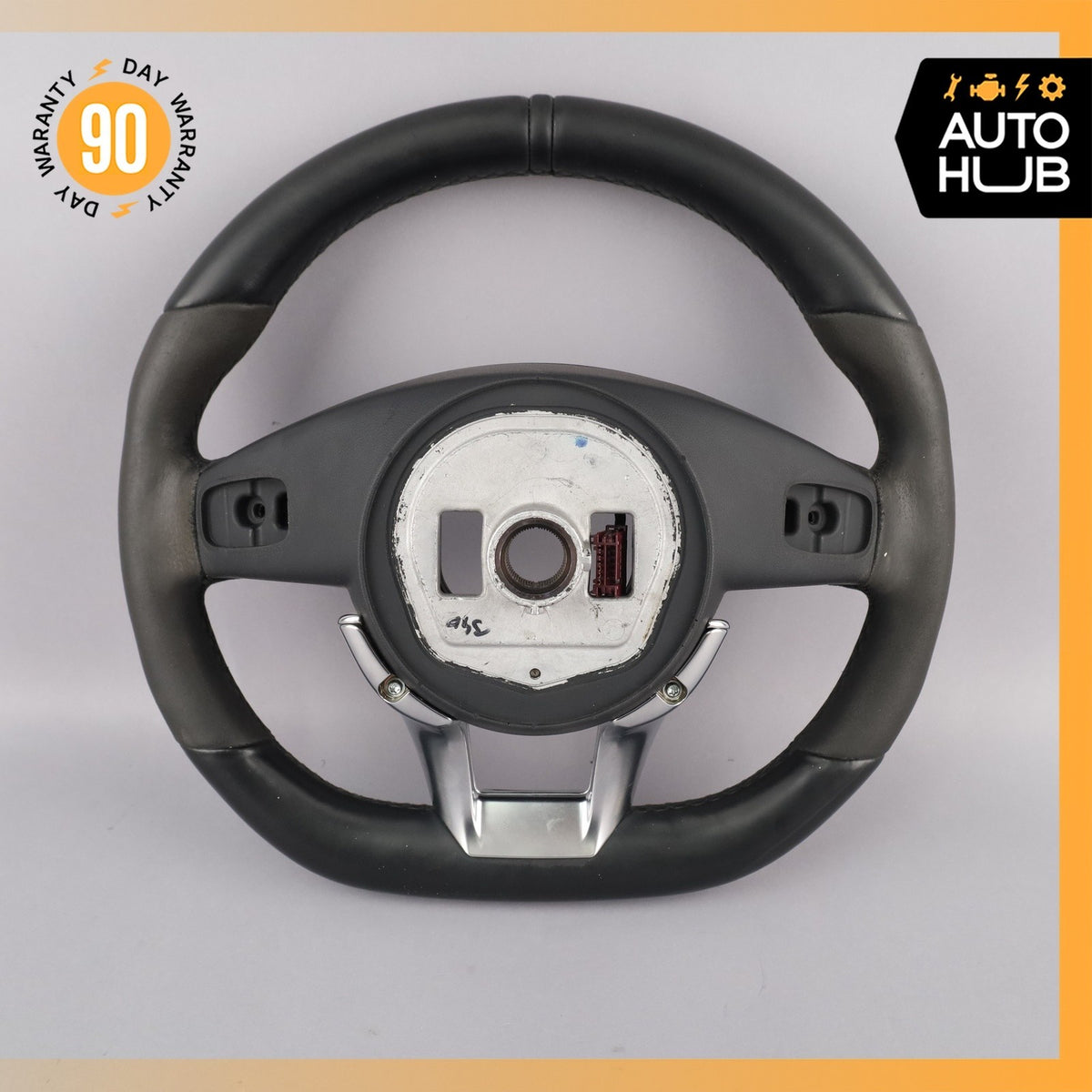15-18 Mercedes W205 C43 GLC63 AMG Steering Wheel Flat Bottom Suede OEM - photo 10