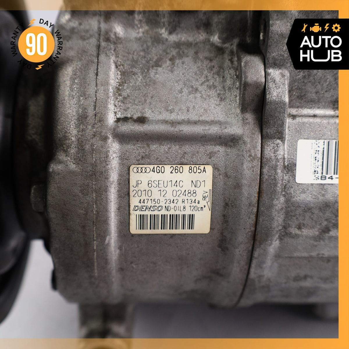 Audi 4G8 A7 S7 A/C Air Conditioning Compressor Clutch 4G0260805A OEM - photo 13