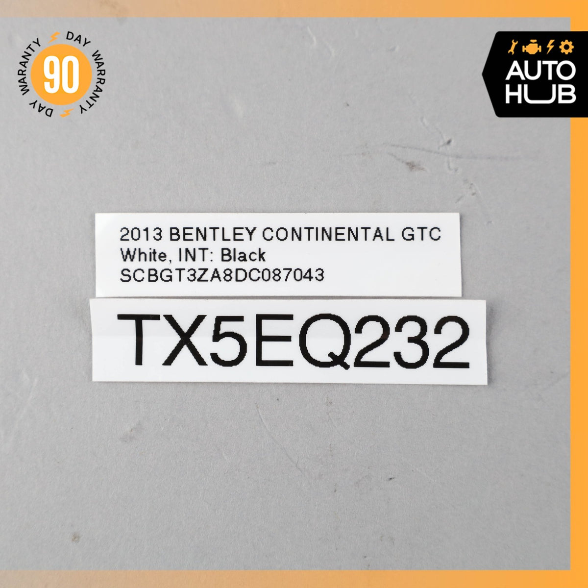 03-13 Bentley Continental GTC GT Fuel Gauge Sensor Right Passenger Side OEM 55k - photo 13