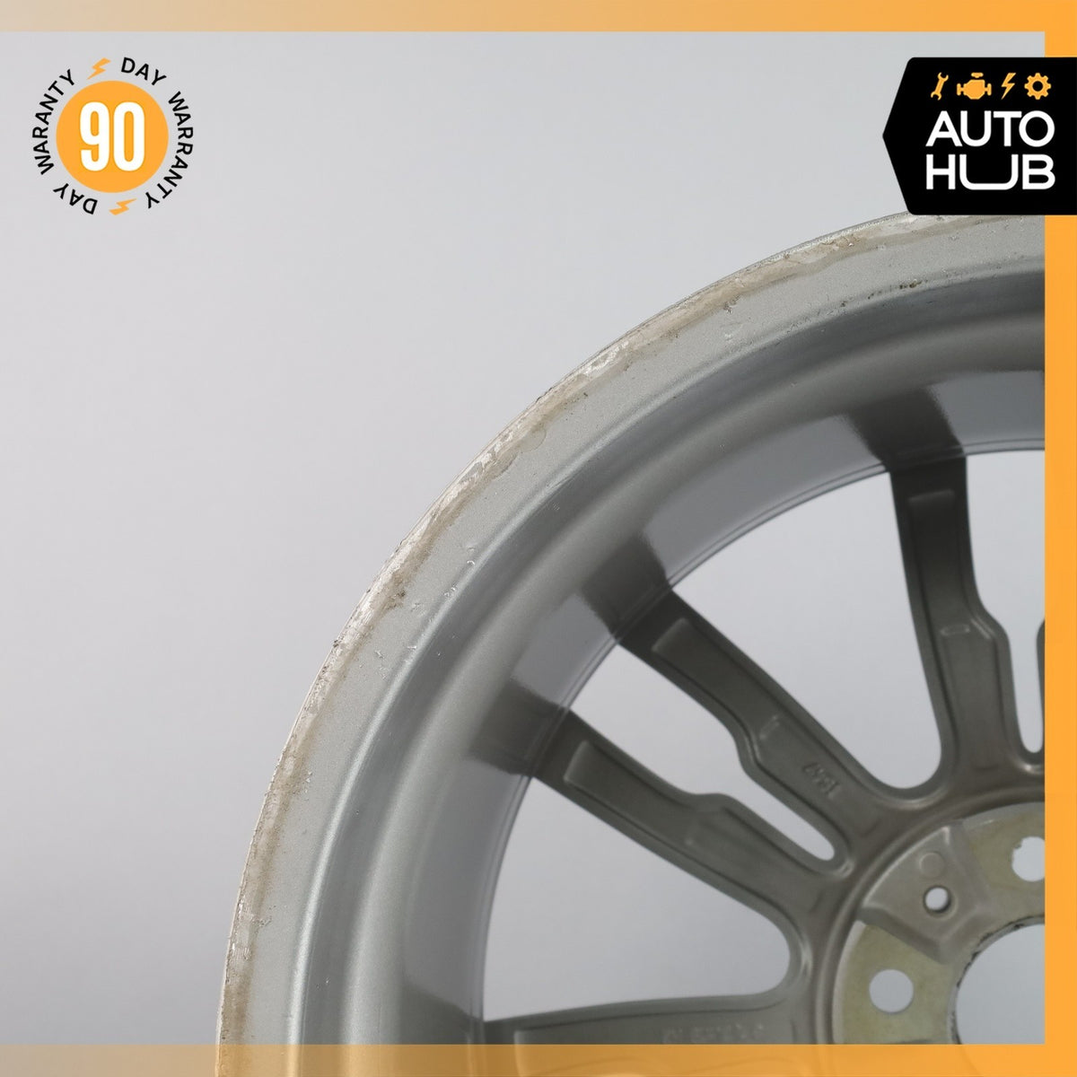 BMW F30 330e 335i 8.5 x 19 19" Style 403 Rear Wheel Rim Polished Gray OEM - photo 9