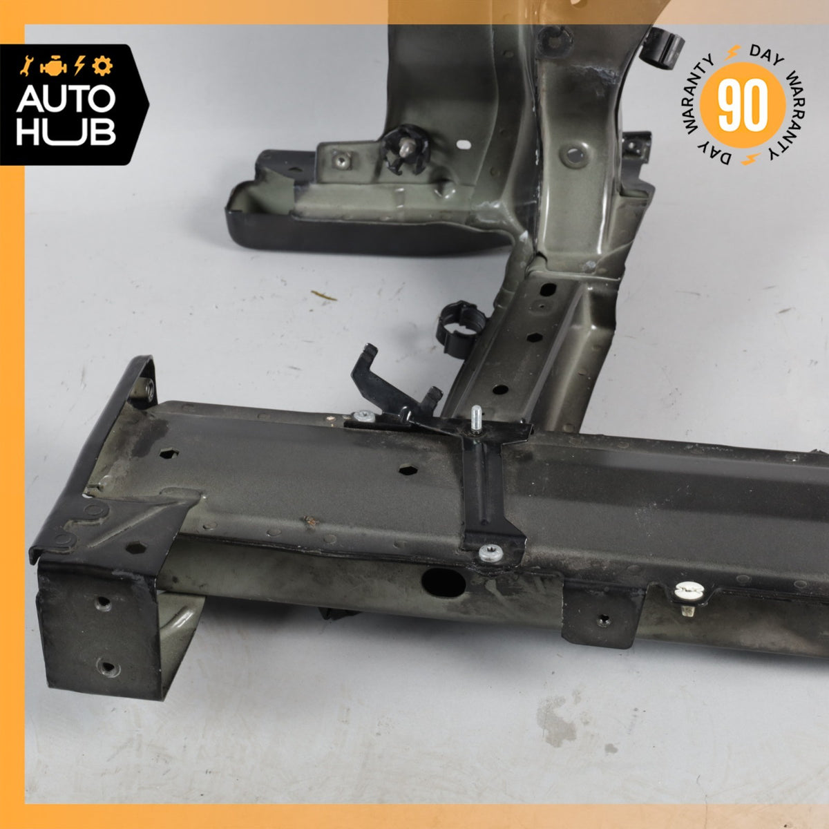 15-18 Porsche Cayenne 958 Front Left Frame Apron w/ Headlight Bracket OEM - photo 17