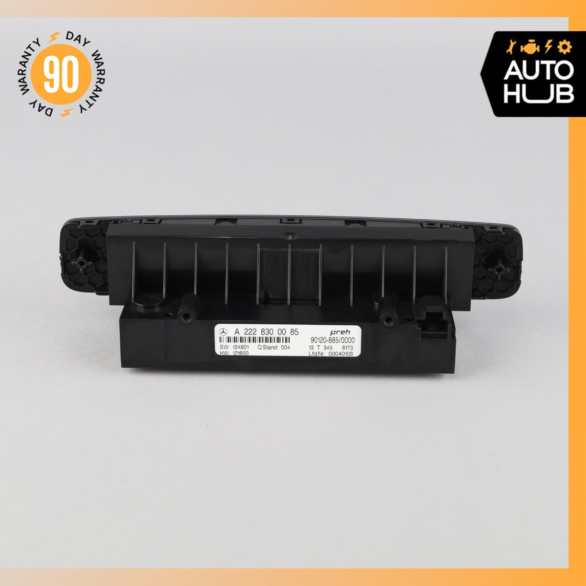 2014 Mercedes W222 S63 AMG Rear A/C Heater Climate Control Switch OEM - photo 6