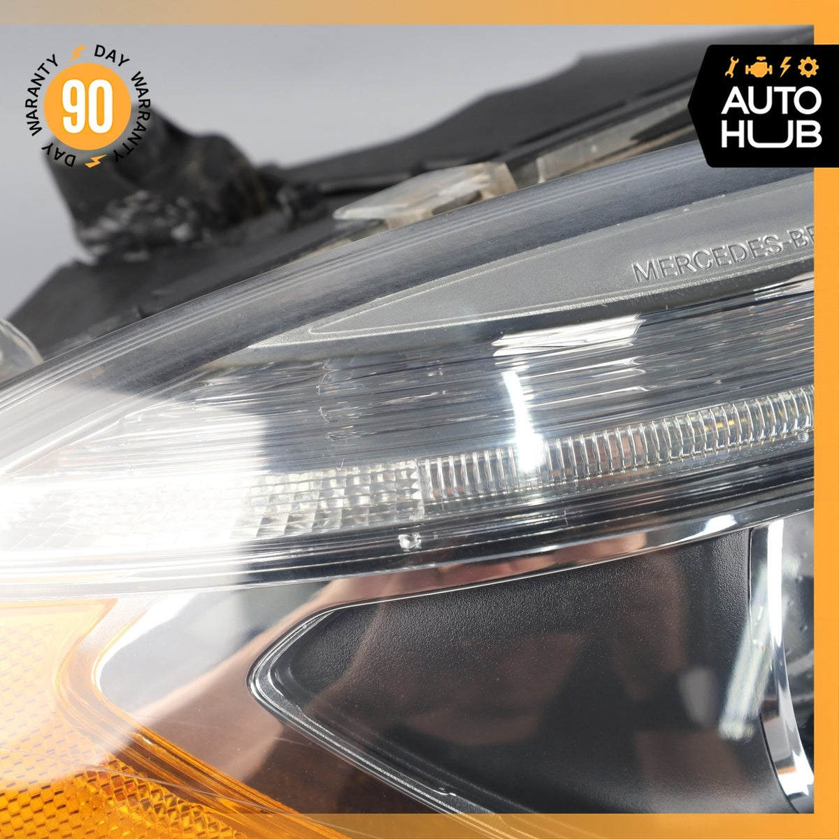 12-15 Mercedes W166 ML350 ML550 Right Side Headlight Lamp Bi-Xenon OEM 84k - photo 4