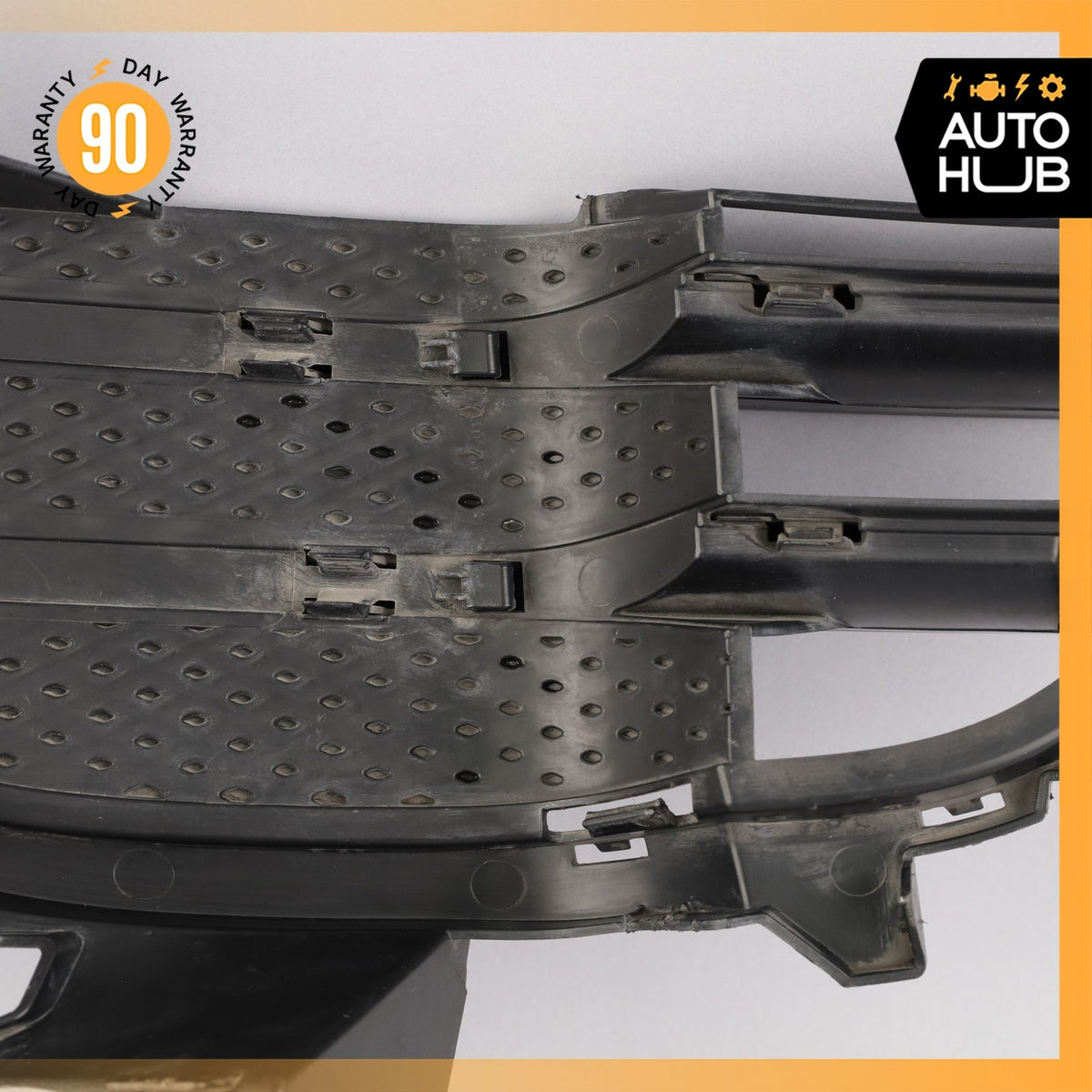 11-14 Porsche Cayenne 958 Front Left Side Bumper Mesh Grille Black OEM - photo 8