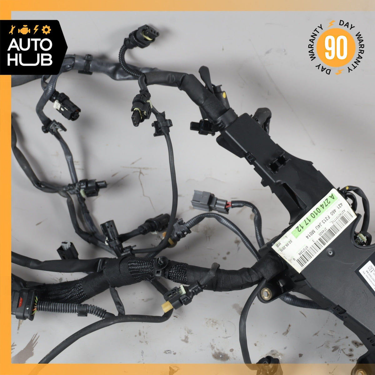 2017 Mercedes W213 E300 2.0L L4 M274 Engine Motor Wire Wiring Harness OEM - photo 4
