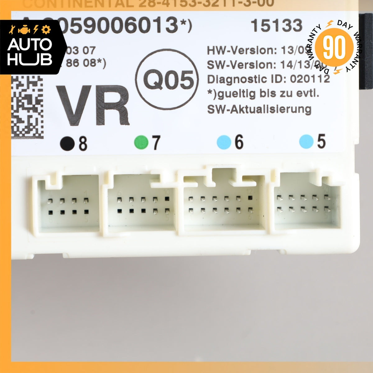 15-19 Mercedes W205 C300 GLC300 Front Right Side Door Control Module OEM 74k - photo 7