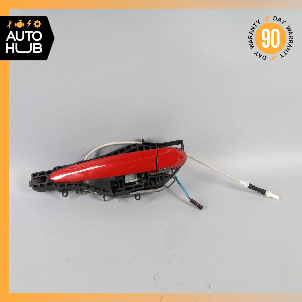 BMW F30 328i Rear Left Driver Side Exterior Door Handle Red OEM - photo 1