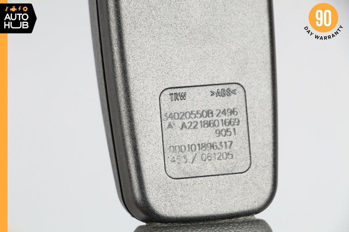 07-14 Mercedes W221 S600 CL550 Front Right Passenger Side Seat Belt Buckle Black - photo 8