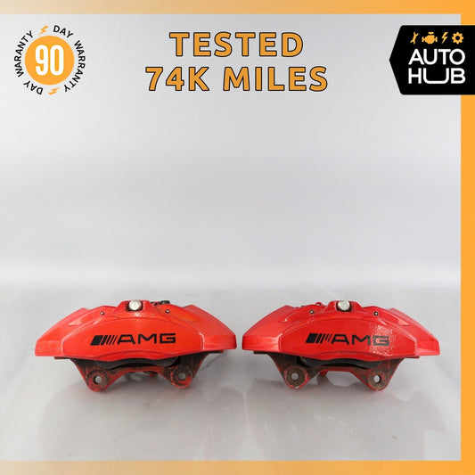 14-21 Mercedes W222 S550 S560 Front Left And Right Brake Calipers Set OEM 74k - photo 1
