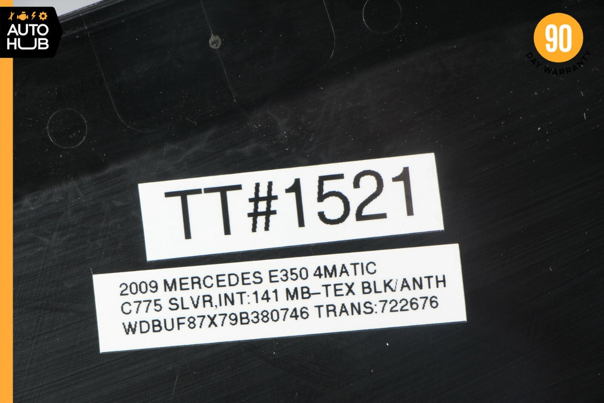 07-09 Mercedes W211 E350 E550 Right Side Dashboard Trim Cover Panel Black OEM - photo 12