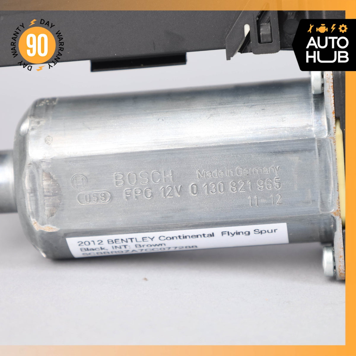 Bentley Continental Flying Spur Front Right Door Window Regulator Motor OEM - photo 10