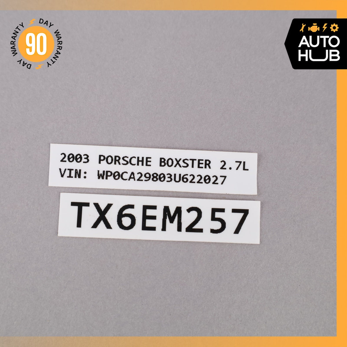Porsche Boxster 986 Rear 3rd Third Lamp Light 98663105000 OEM 83k - photo 16