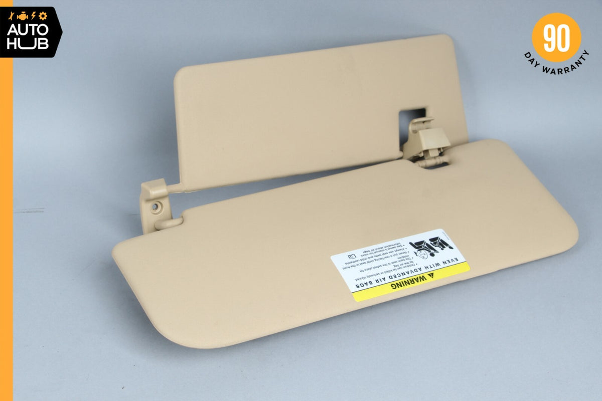 06-12 Mercedes W164 ML63 AMG ML350 ML450 Sun Visor Sunvisor Right Side Beige OEM - photo 2