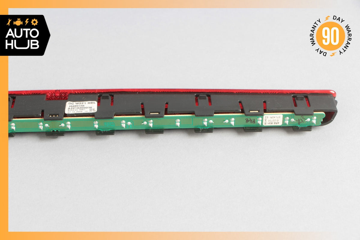 07-14 Mercedes W221 S600 CL550 S400 Rear 3RD Third Brake Stop Light Black OEM - photo 9