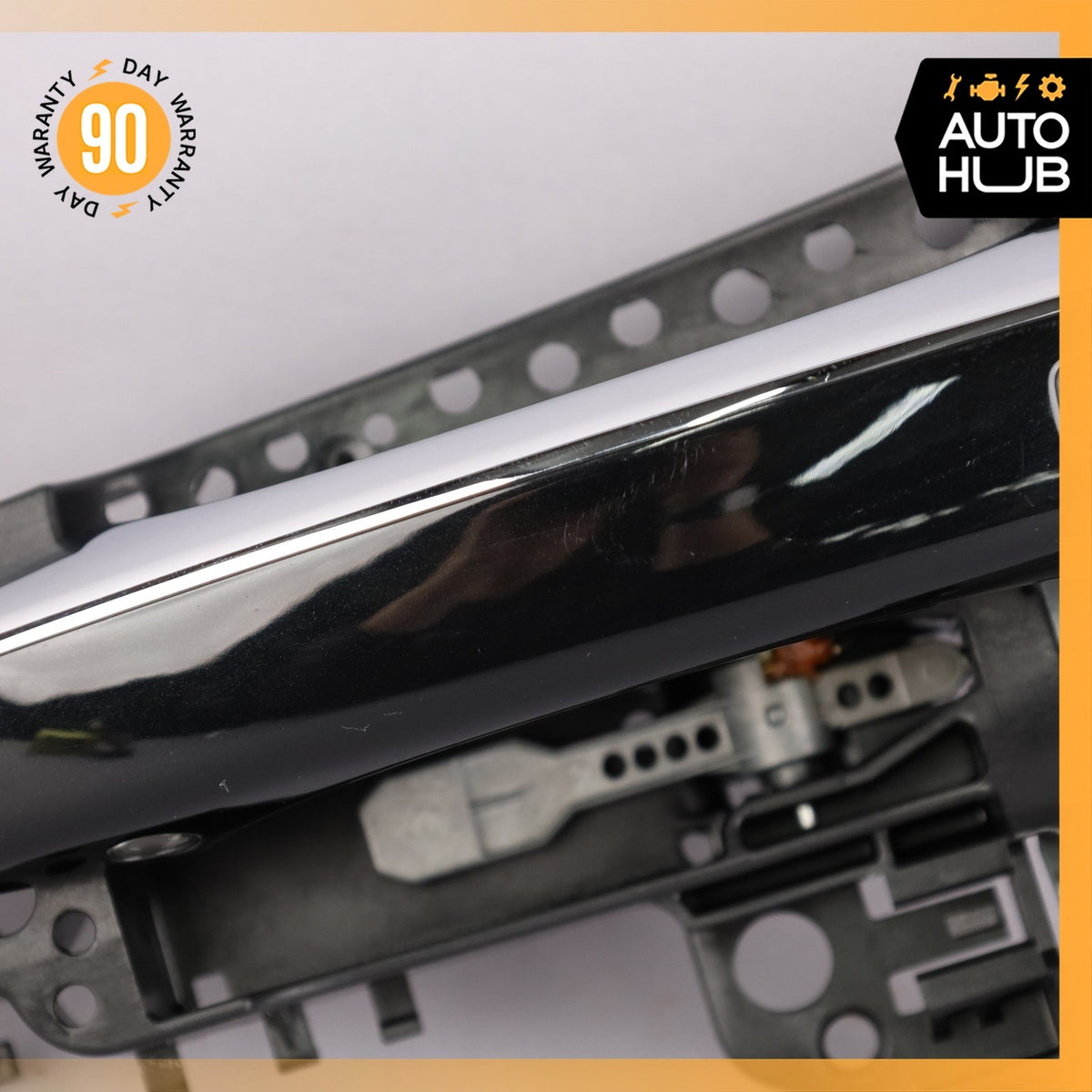 Audi D4 A8L Rear Left Driver Exterior Door Handle Black 4H0839885 OEM - photo 4