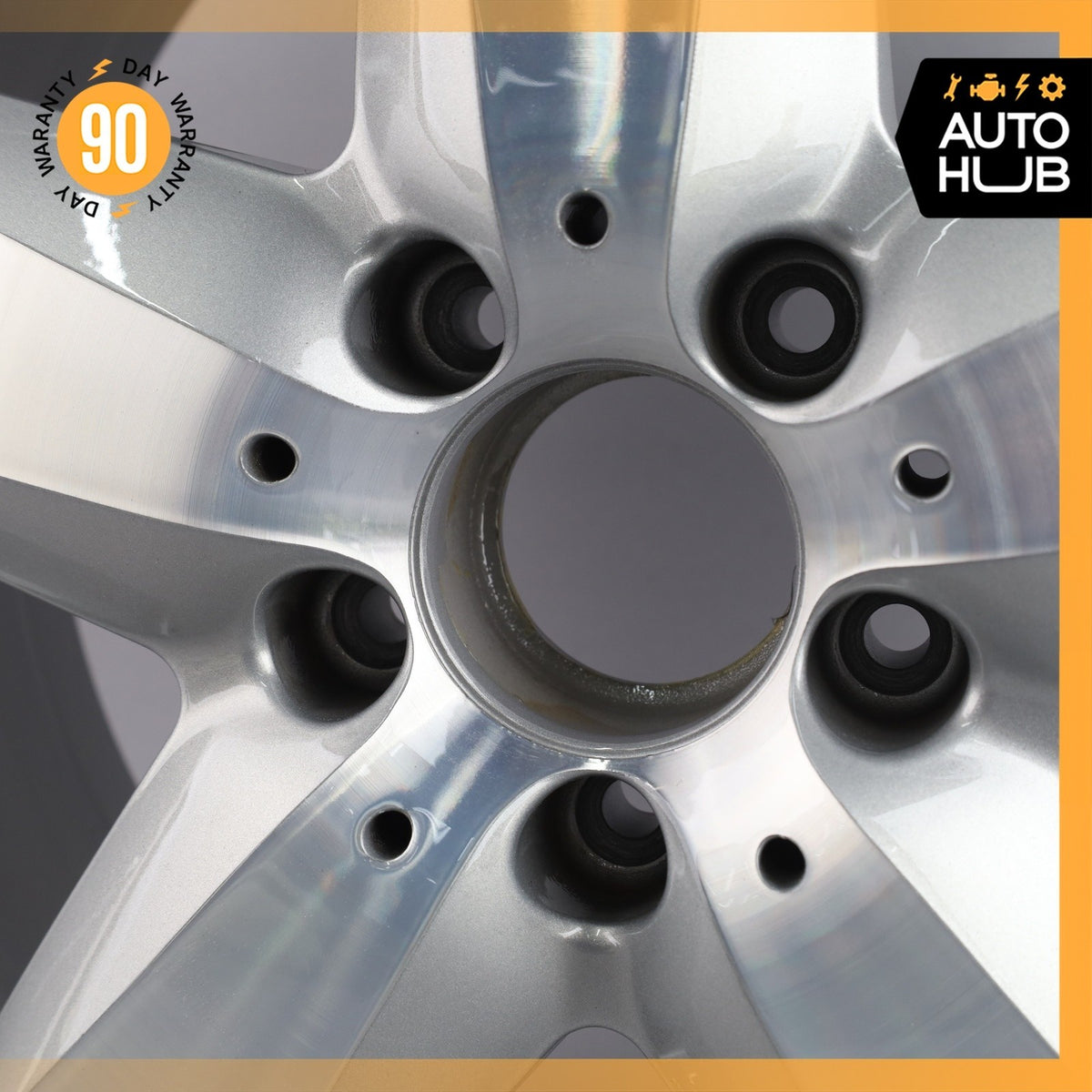 Mercedes R171 SLK350 SLK280 7.5 x 17 17" Wheel Rim Silver 1714010502 OEM - photo 7