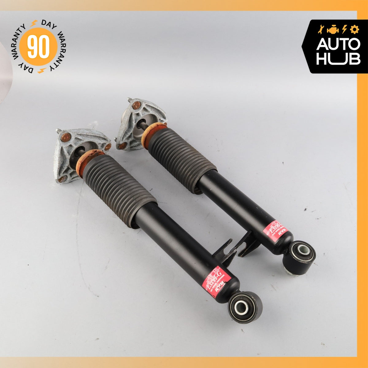 14-19 BMW F15 X5 X6 Rear Left & Right Suspension Shock Absorber Set of 2 KYB - photo 2