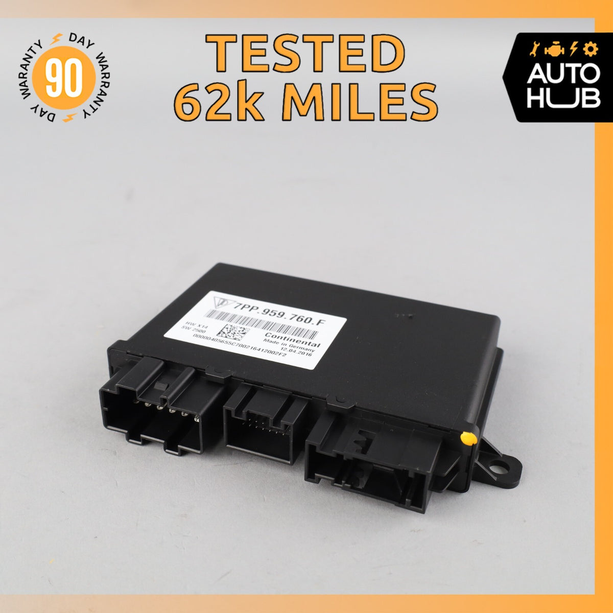 Porsche Cayenne 958 E-Hybrid Front Left or Right Seat Control Module OEM 62k - photo 1
