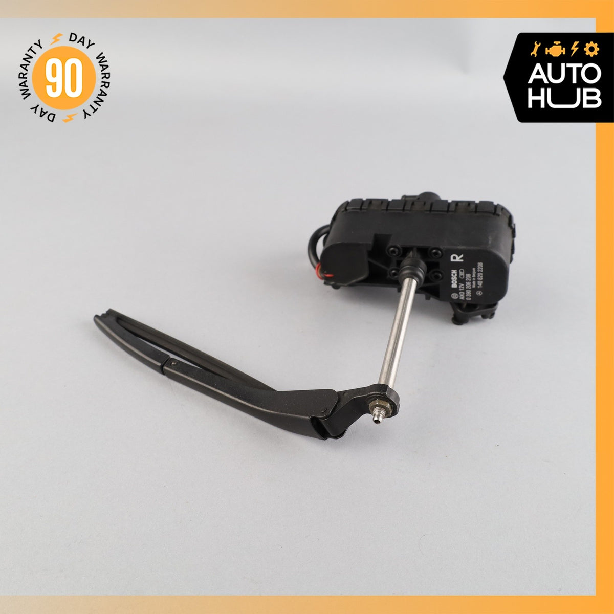 96-99 Mercedes W140 CL600 S500 Coupe Right Headlight Wiper Motor w/ Arm OEM 63k - photo 2