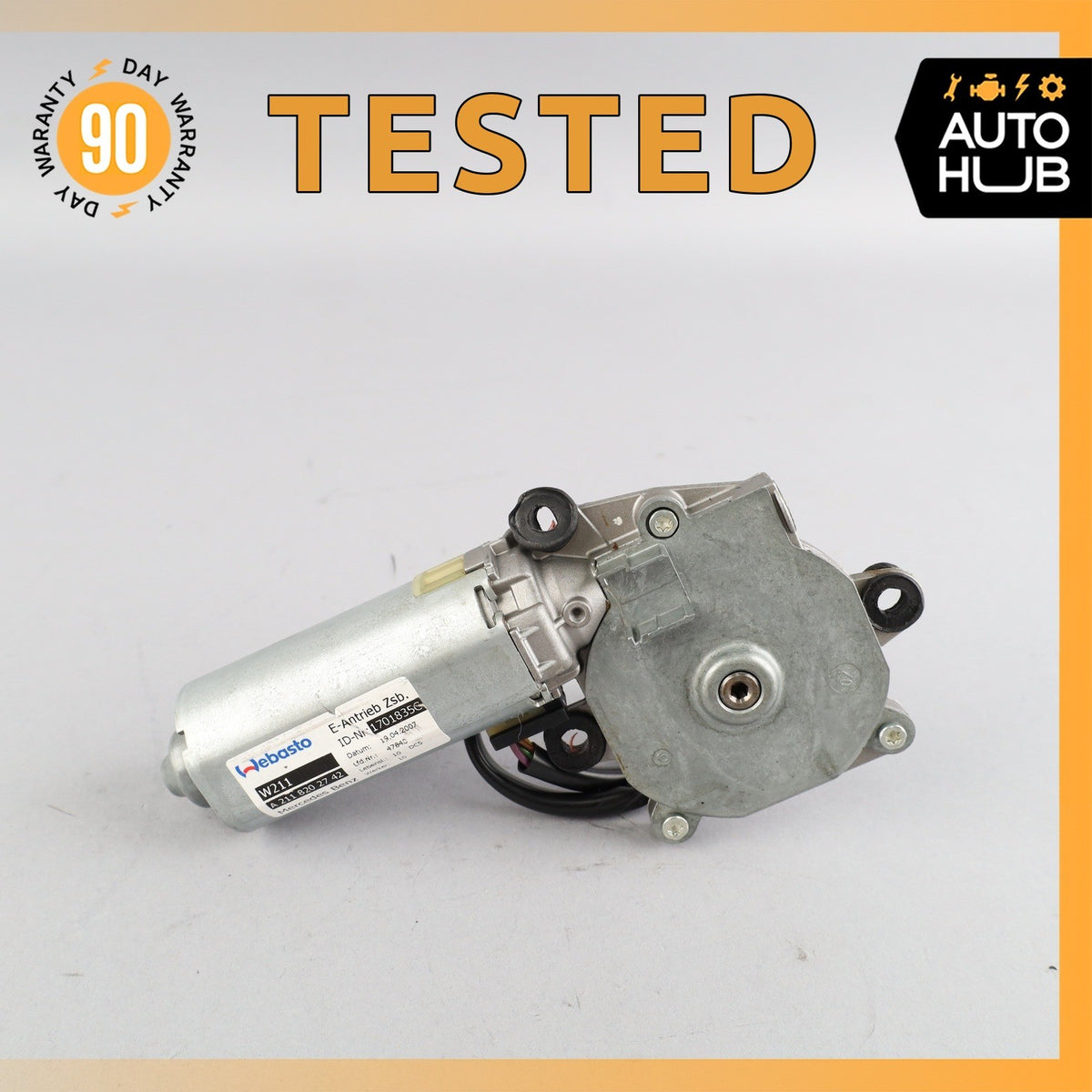 03-13 Mercedes W221 S63 E55 AMG S350 E500 Panorama Sunroof Motor 2118202742 OEM - photo 1