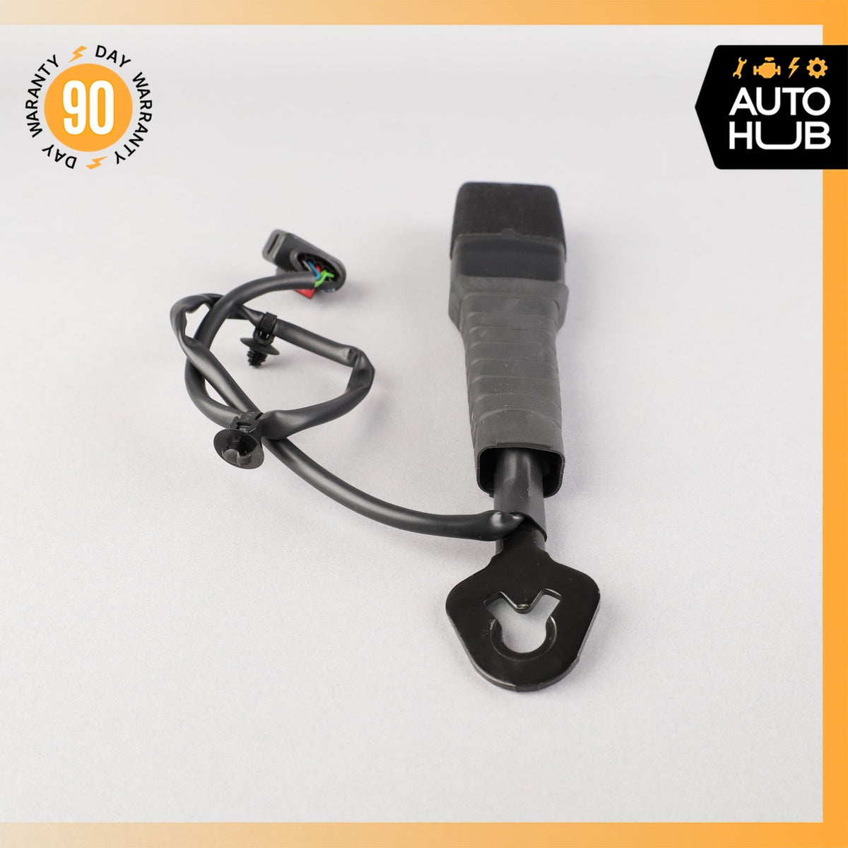 11-18 Porsche Cayenne 958 Front Right Seat Belt Buckle Black 7P0857756E OEM - photo 3