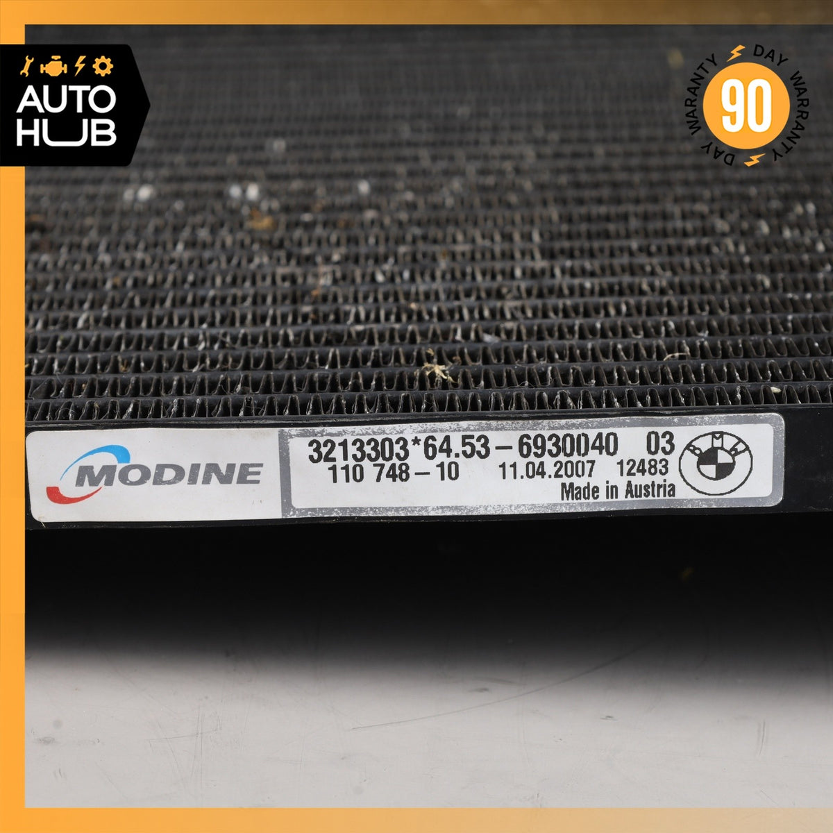 BMW E92 328i 128i 3.0L N51 A/C AC Air Conditioning Radiator Condenser OEM - photo 15