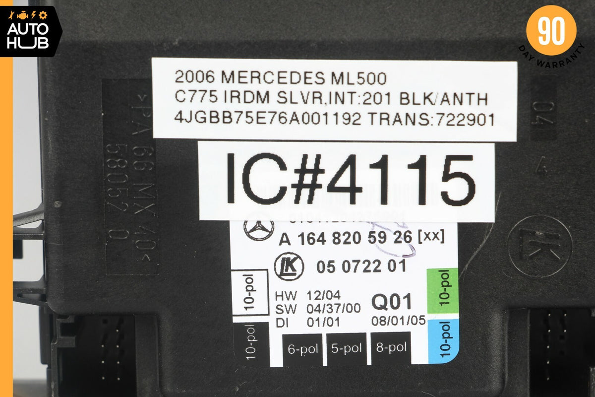 06-13 Mercedes W164 ML500 GL450 R350 Front Left Side Door Control Module OEM - photo 8