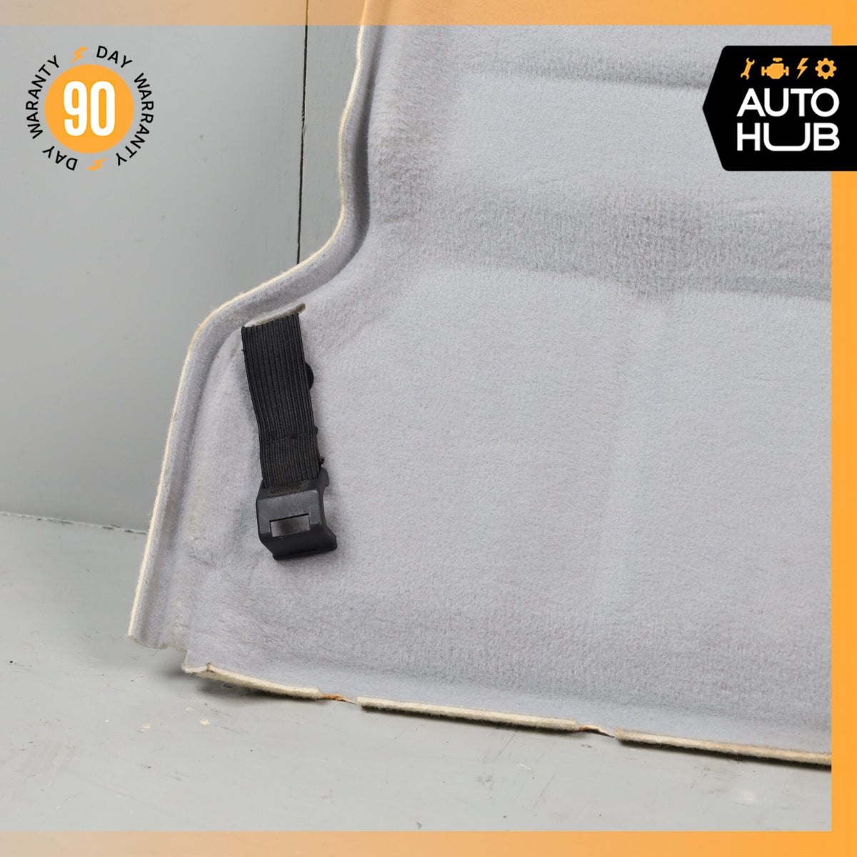 90-02 Mercedes R129 SL500 SL320 Trunk Carpet Fuel Tank Lining Molding Cover OEM - photo 3