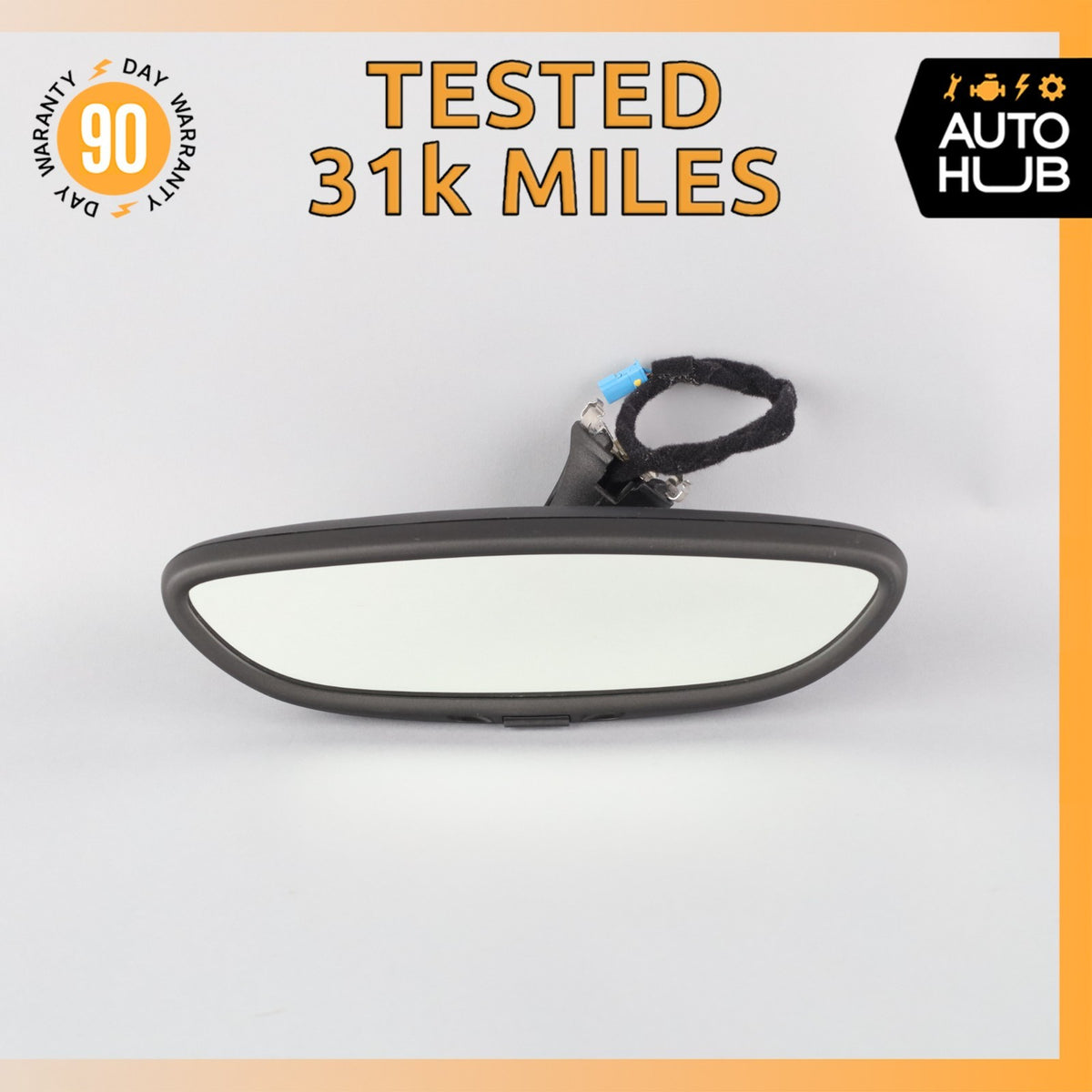 10-16 Porsche Cayenne 958 Panamera Macan Interior Rear View Mirror Black OEM 31k - photo 1