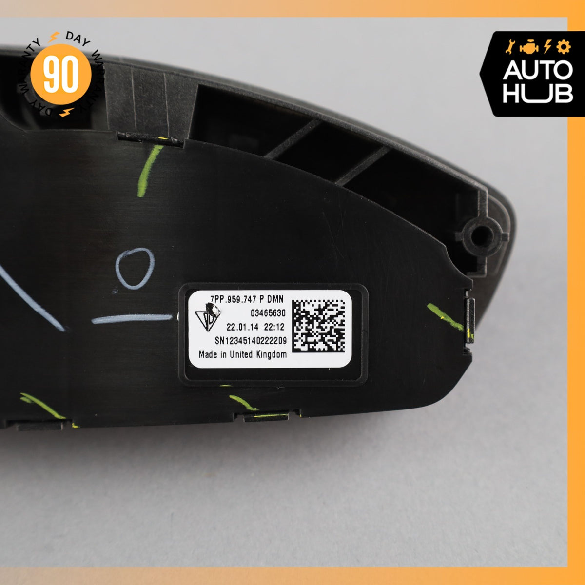 10-18 Porsche Panamera 970 Front Left Driver Side Seat Control Switch OEM - photo 7