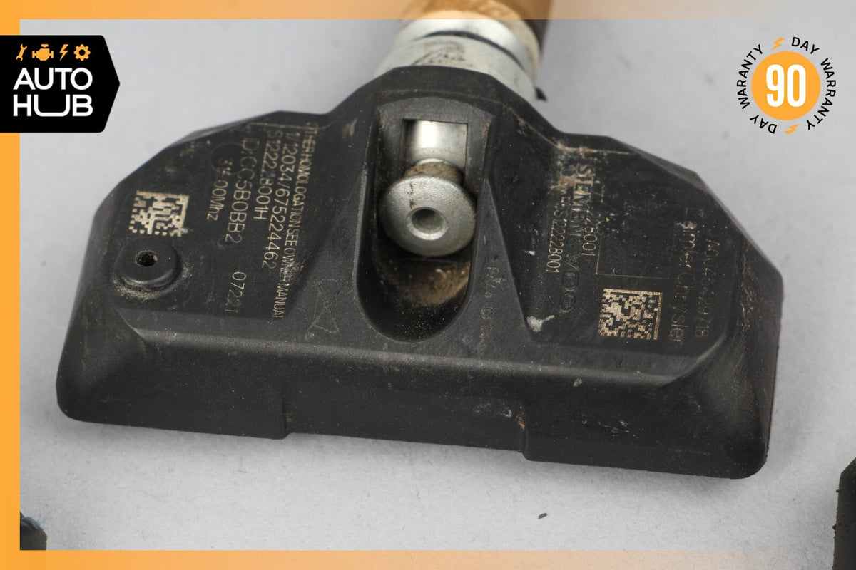 06-11 Mercedes W221 S600 S550 TPMS Tire Pressure Sensor 315 Mhz Set of 4 OEM - photo 10