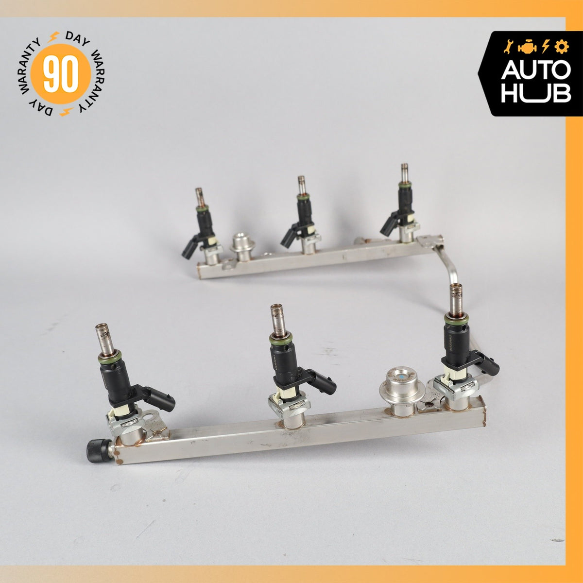 Mercedes W212 E350 R350 CLK350 S400 Fuel Injector Rail w/ Fuel Injectors OEM - photo 10