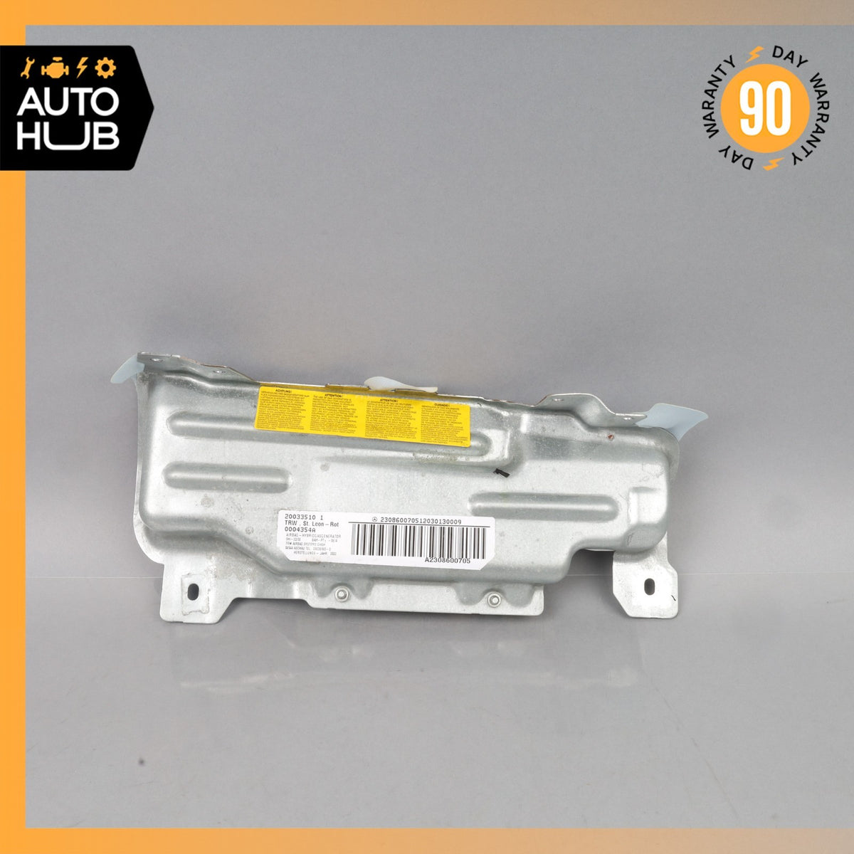 03-12 Mercedes R230 SL500 SL55 AMG Knee Airbag Air Bag Left Driver Side OEM - photo 6