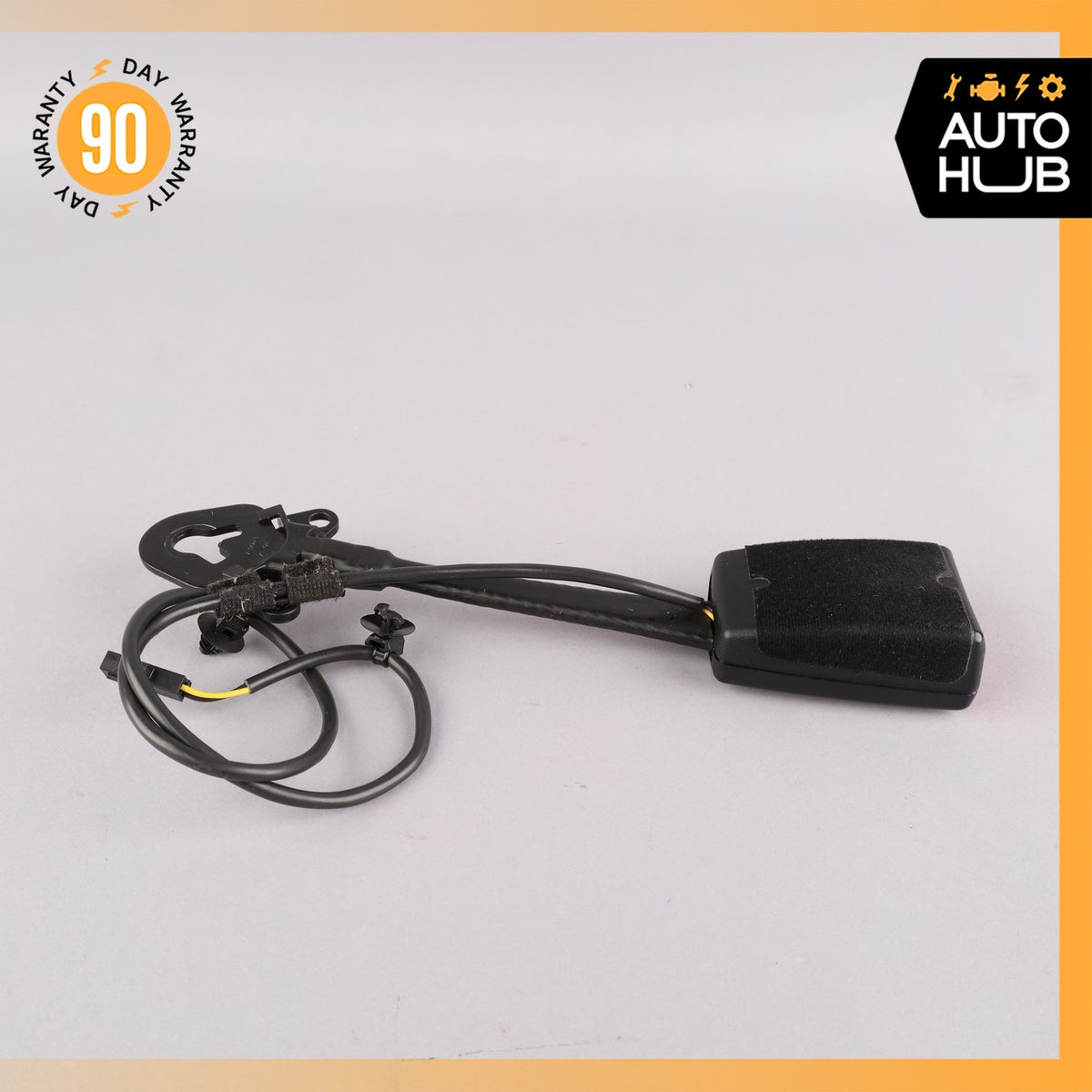 11-18 Porsche Cayenne 958 Front Left Seat Belt Buckle Black 7P0857755 OEM - photo 4