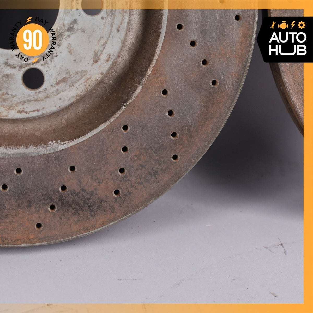 Mercedes R230 SL55 SL65 AMG SL600 CL550 Front Brake Rotors 2304210712 OEM 76k - photo 7