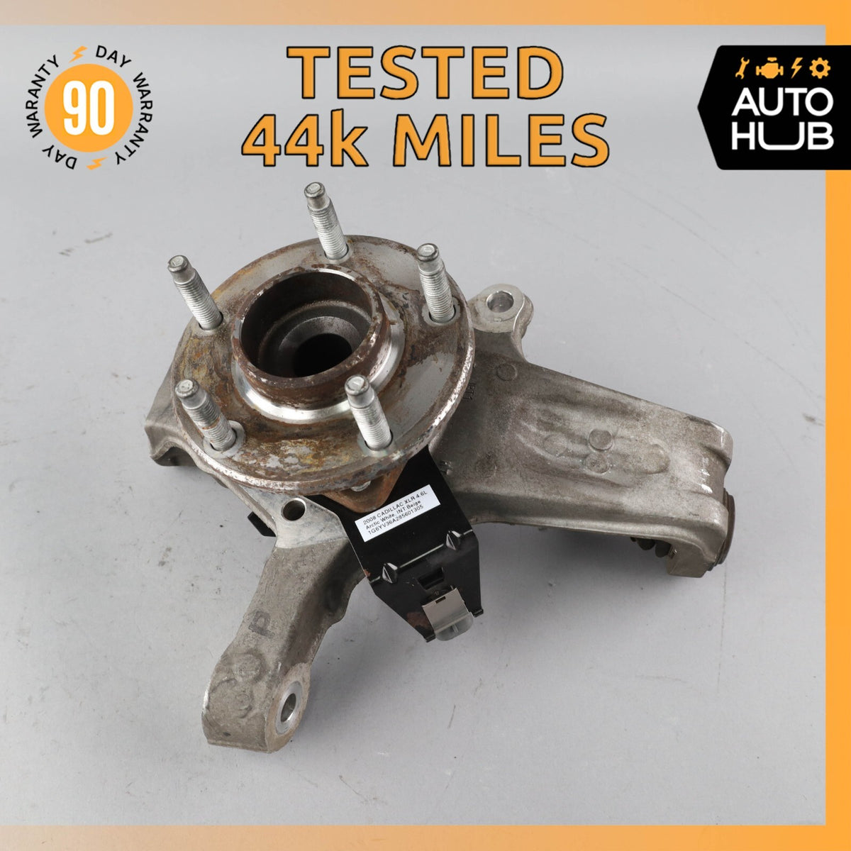 04-13 Cadillac XLR Front Right Passenger Side Spindle Knuckle Hub OEM 44k - photo 1