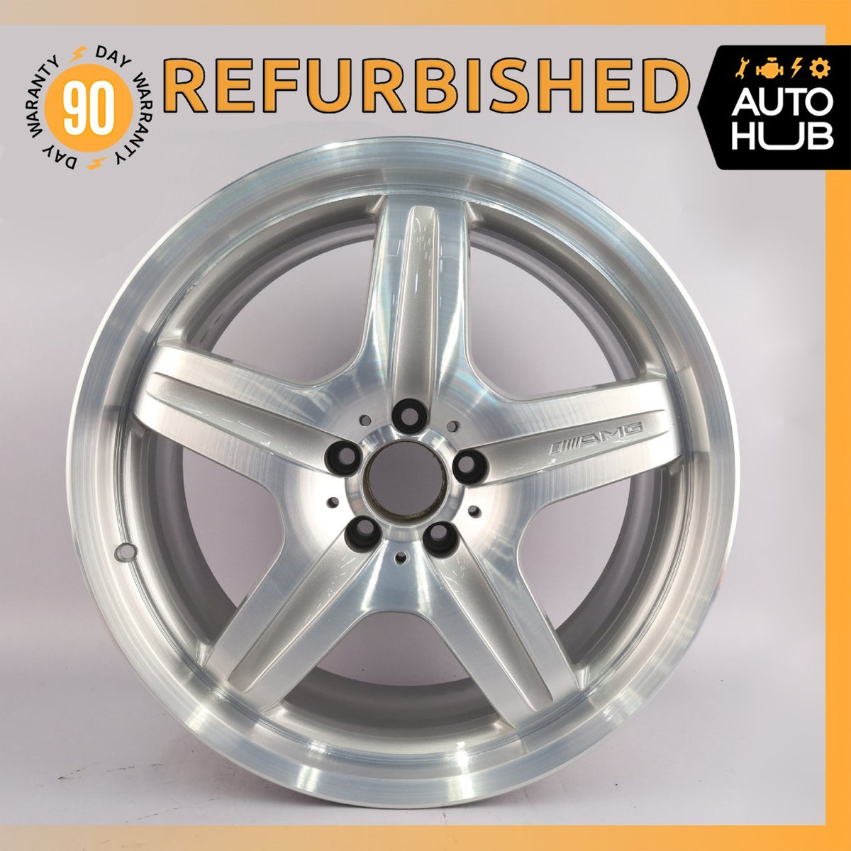 Mercedes W164 ML63 AMG ML350 ML550 10 x 20 20" Wheel Rim Polished 1644012002 OEM - photo 1